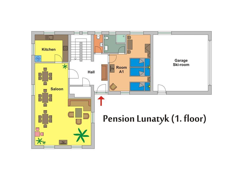 Pension Lunatyk Liptovský Mikuláš Екстериор снимка
